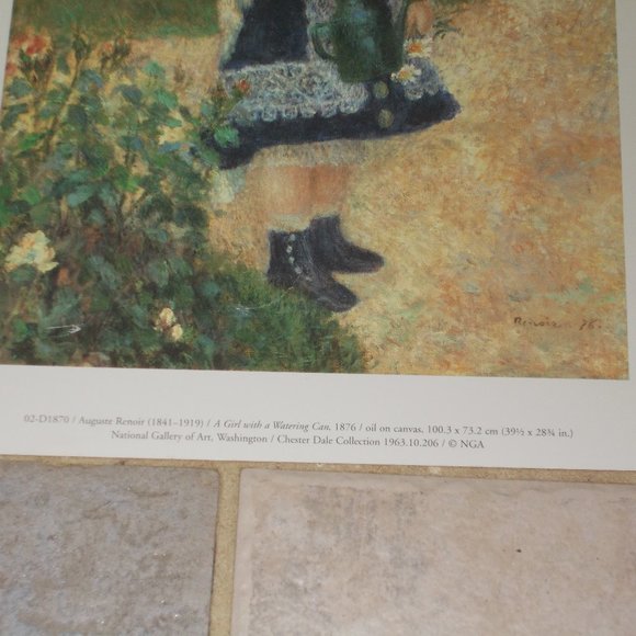 " Girl with a Watering Can" print by Auguste Renoir - Picture 2 of 5